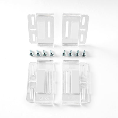 Transparente SimpleFix Clearline Kennzeichenhalter in Detailansicht