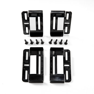 Schwarze SimpleFix Blackline Kennzeichenhalter in Detailansicht