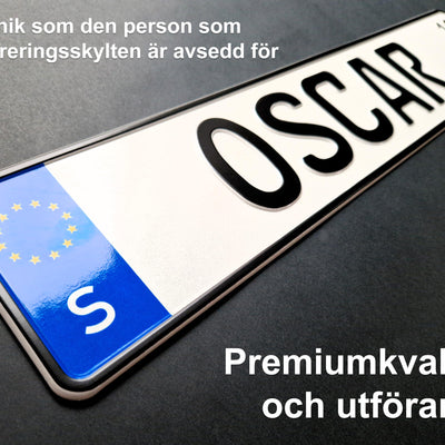 Schwedisches Namensschild – mit optionalem Geburtsdatum – Foto 5