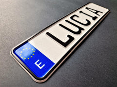 Spanisches Kettcar- und Tretauto-Namensschild – personalisierbar – Foto 2