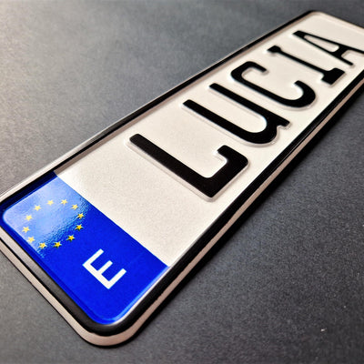 Spanisches Kettcar- und Tretauto-Namensschild – personalisierbar – Foto 2