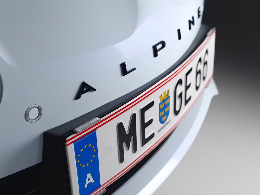 SimpleFix Clearline - Rahmenloser Kennzeichenhalter | TÜV für Kennzeichen in Österreich