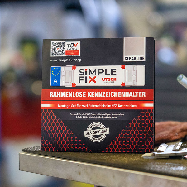 SimpleFix - der rahmenlose Kennzeichenhalter - TÜV geprüft – SimpleFix ...
